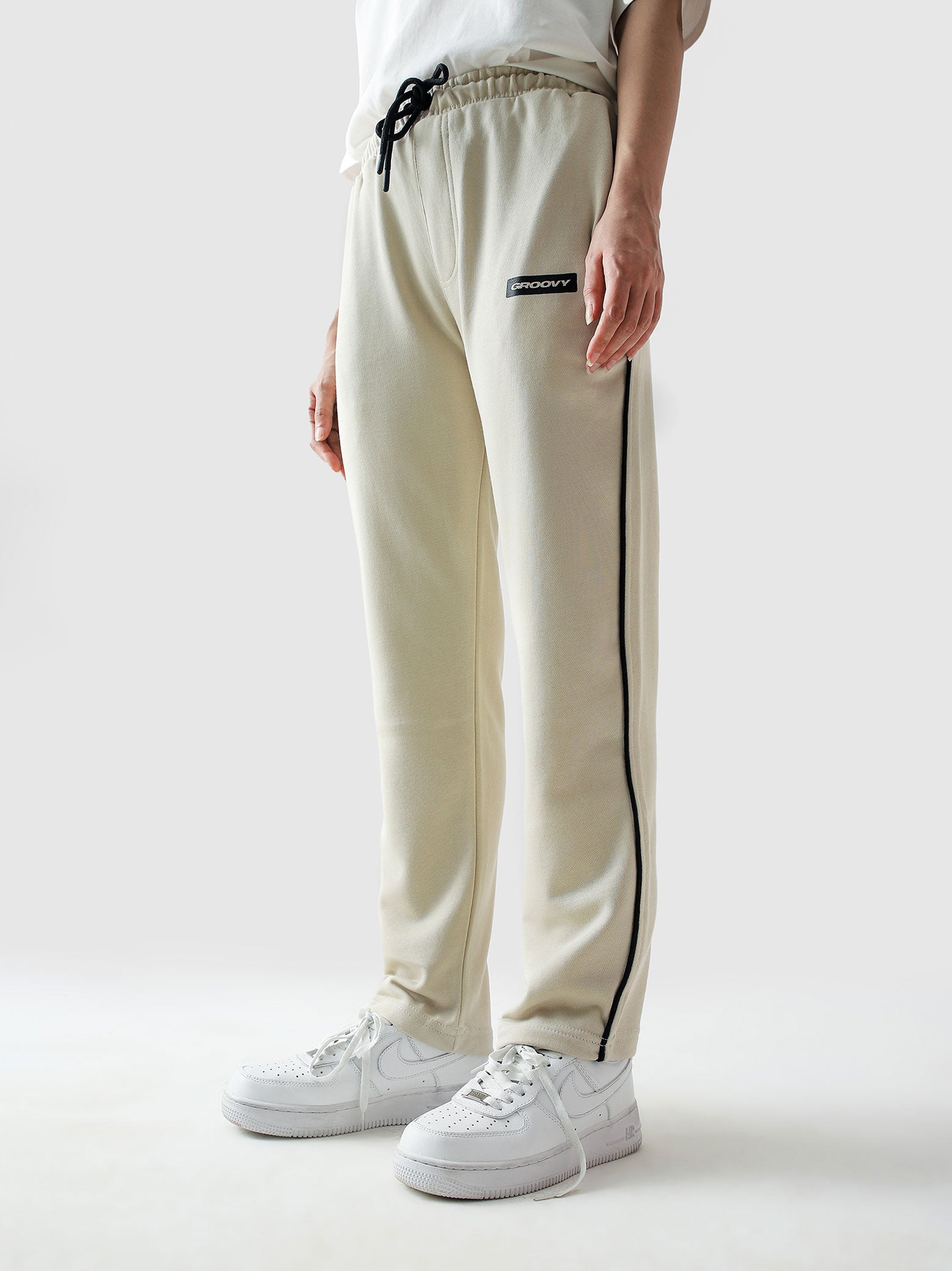 Straight Fit Trouser | Cream
