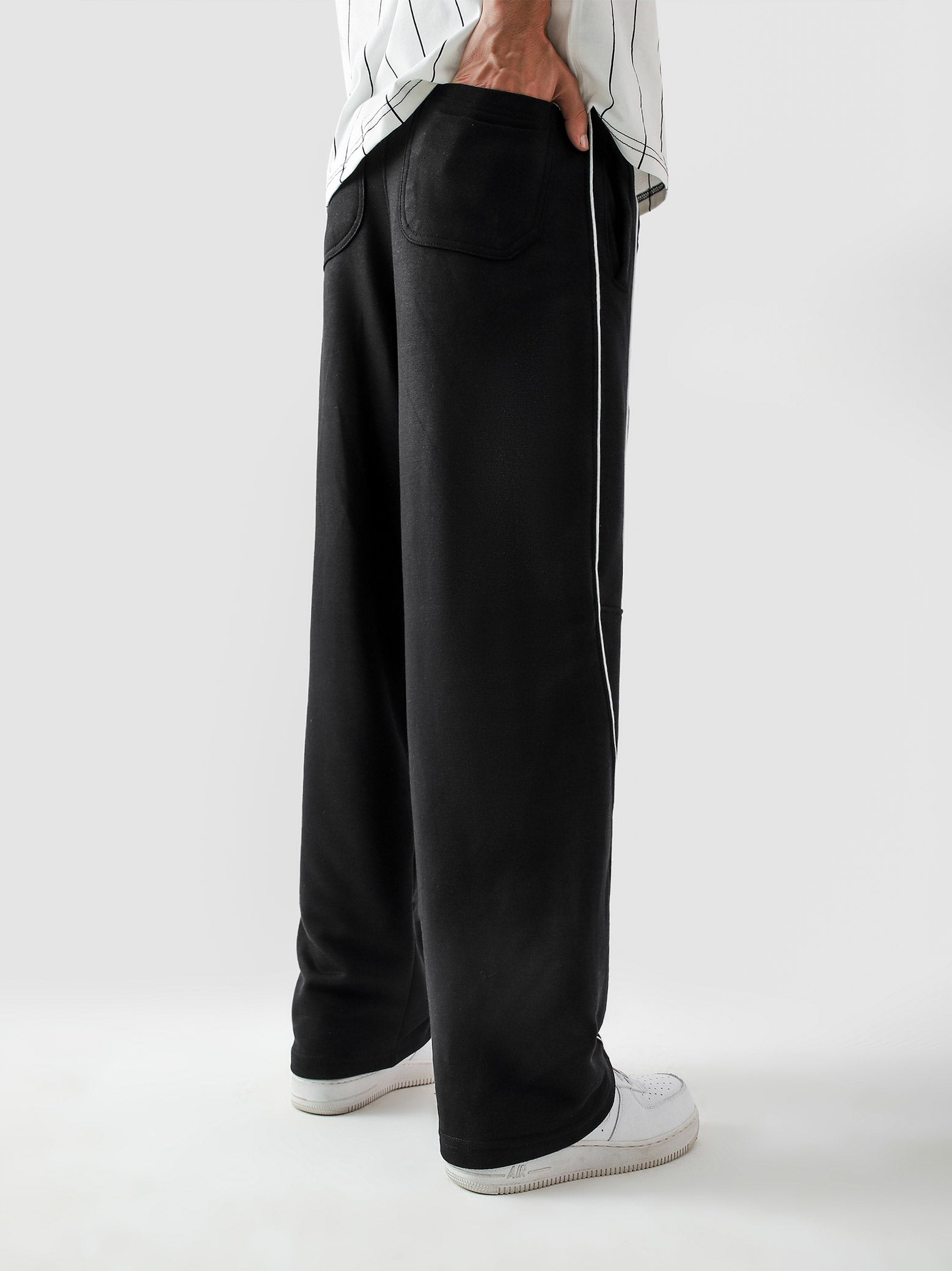 Piping Trouser | Black