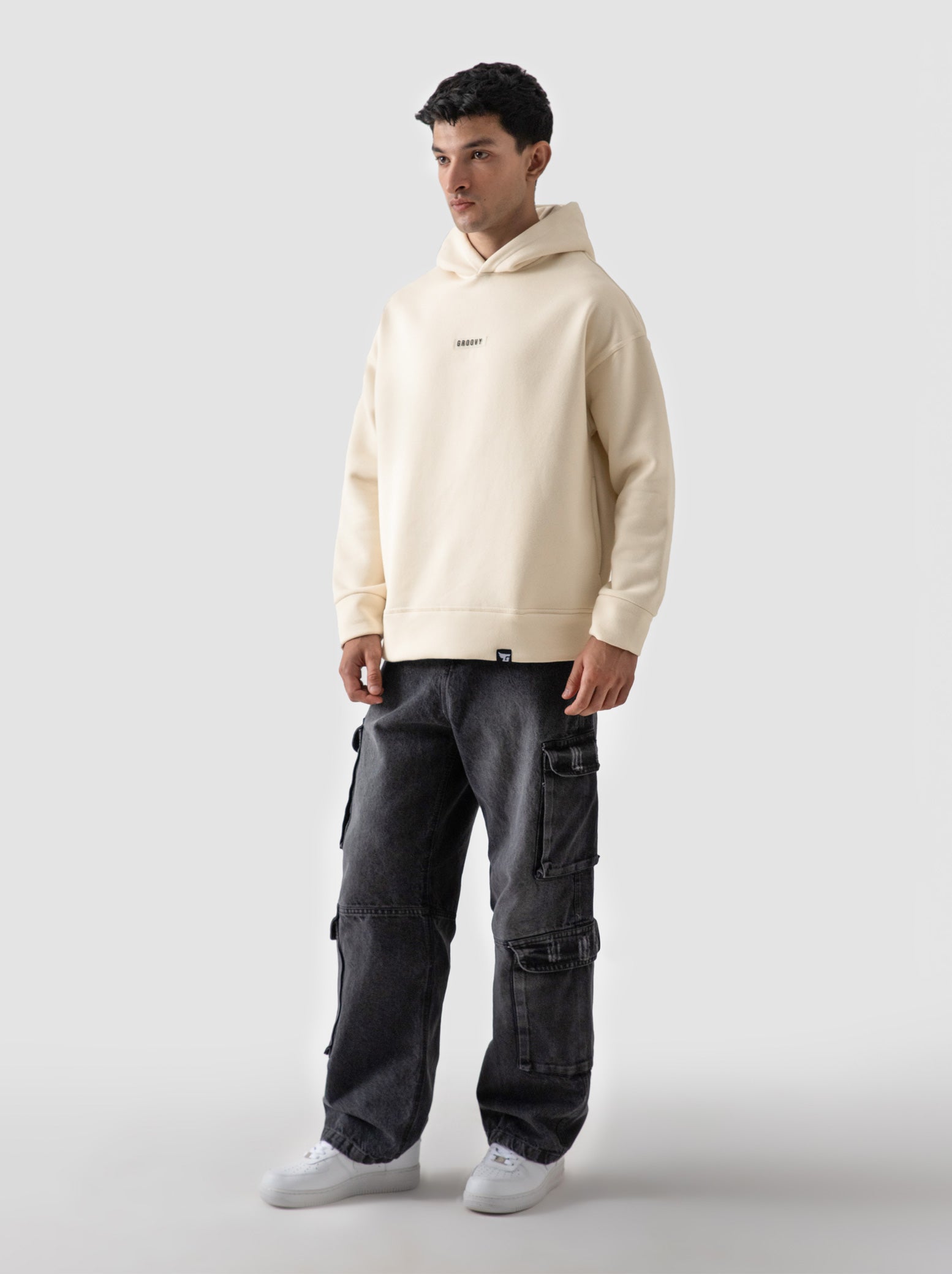 Cream Hoodie