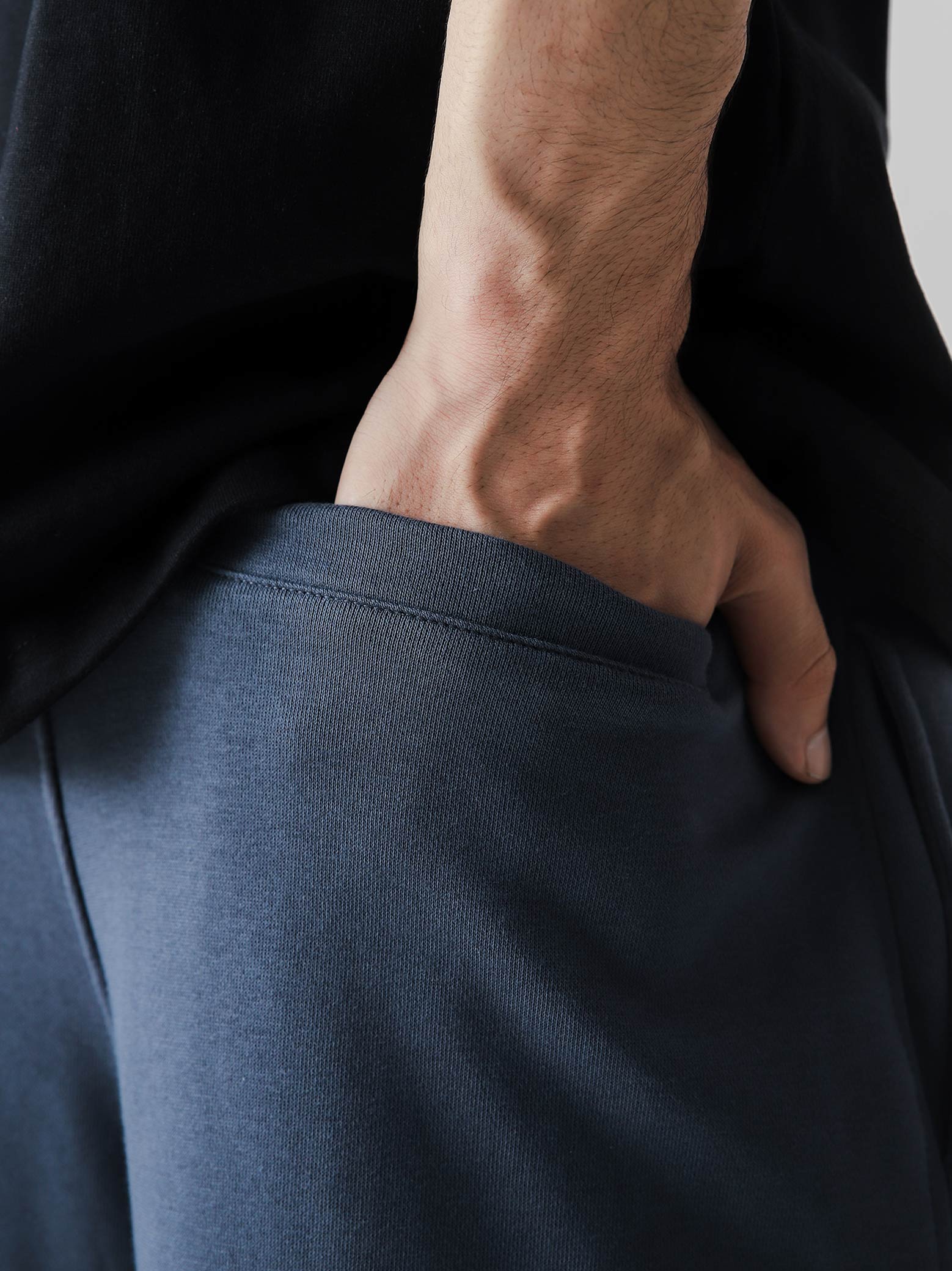 Baggy Trousers | Slate Blue