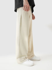 Baggy Trousers | Cream