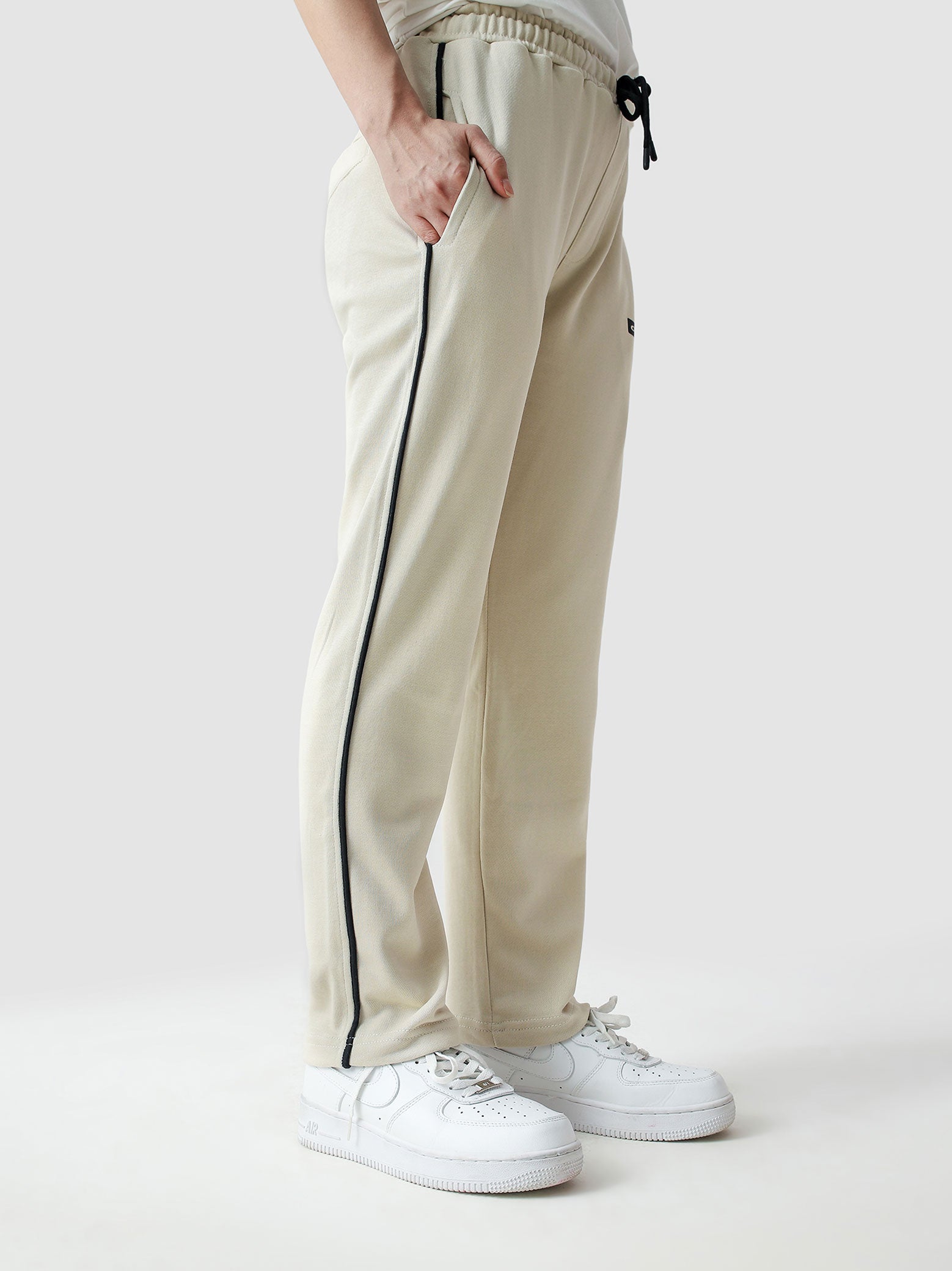 Straight Fit Trouser | Cream
