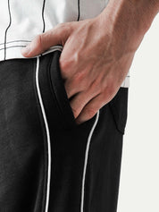 Piping Trouser | Black