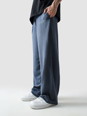 Baggy Trousers | Slate Blue