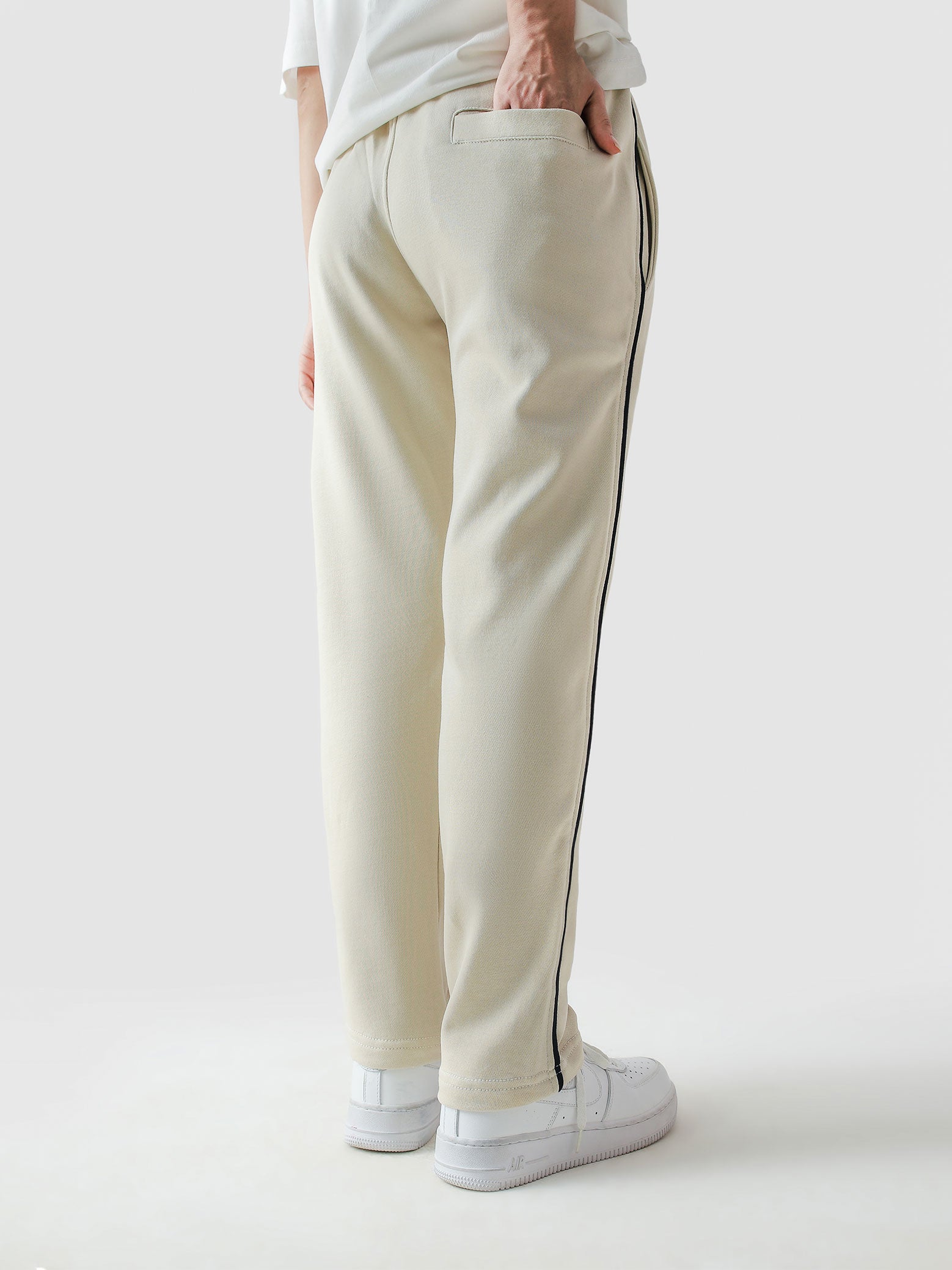 Straight Fit Trouser | Cream