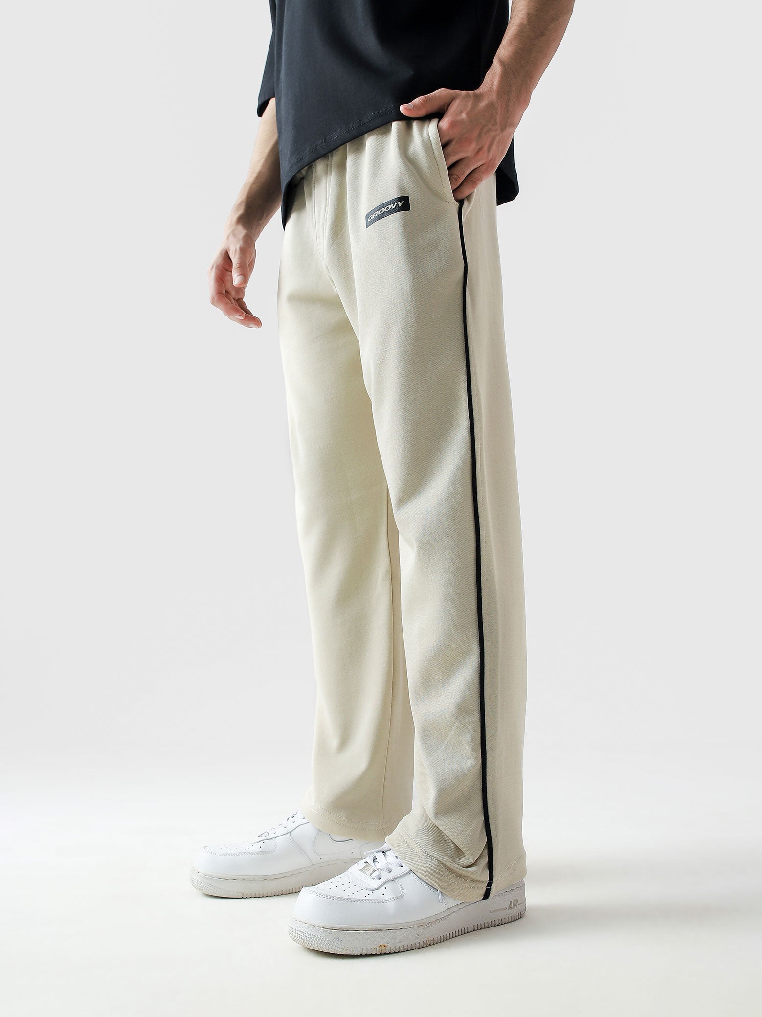 Straight Fit Trouser | Cream