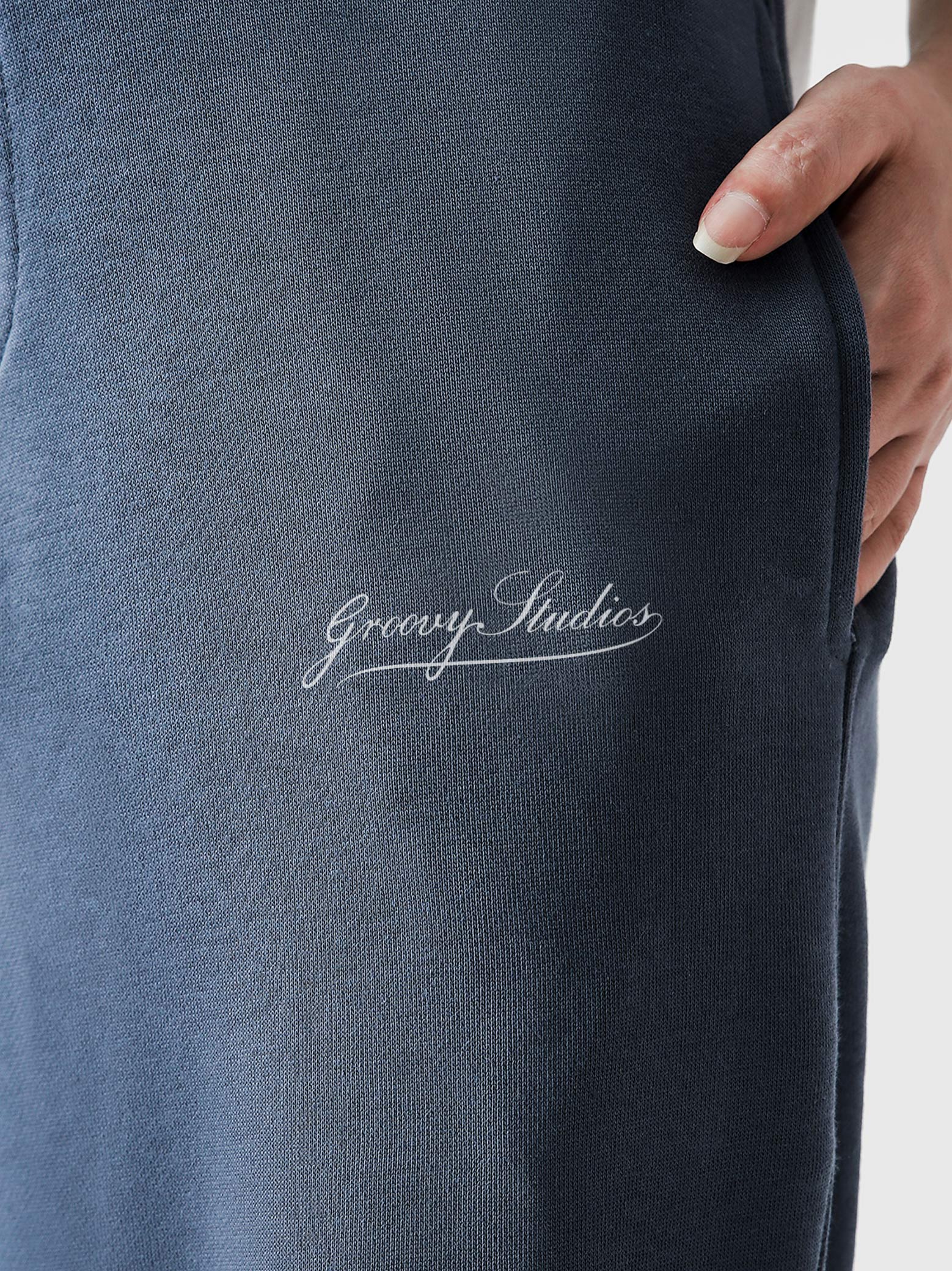 Baggy Trousers | Slate Blue