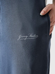 Baggy Trousers | Slate Blue