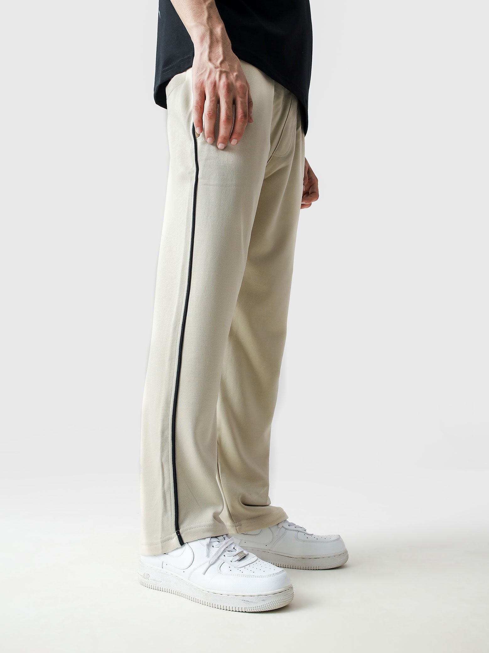 Straight Fit Trouser | Cream