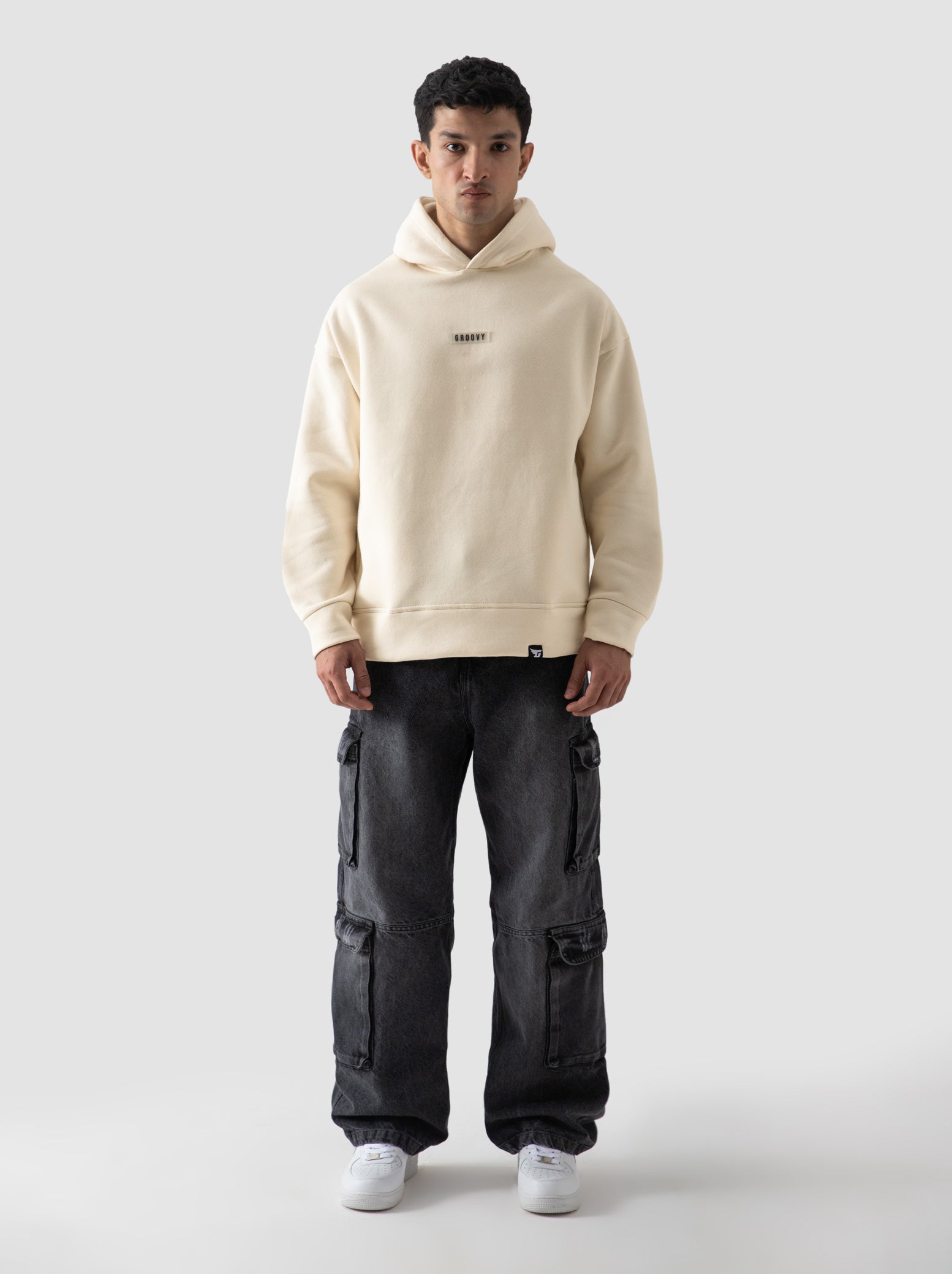 Cream Hoodie