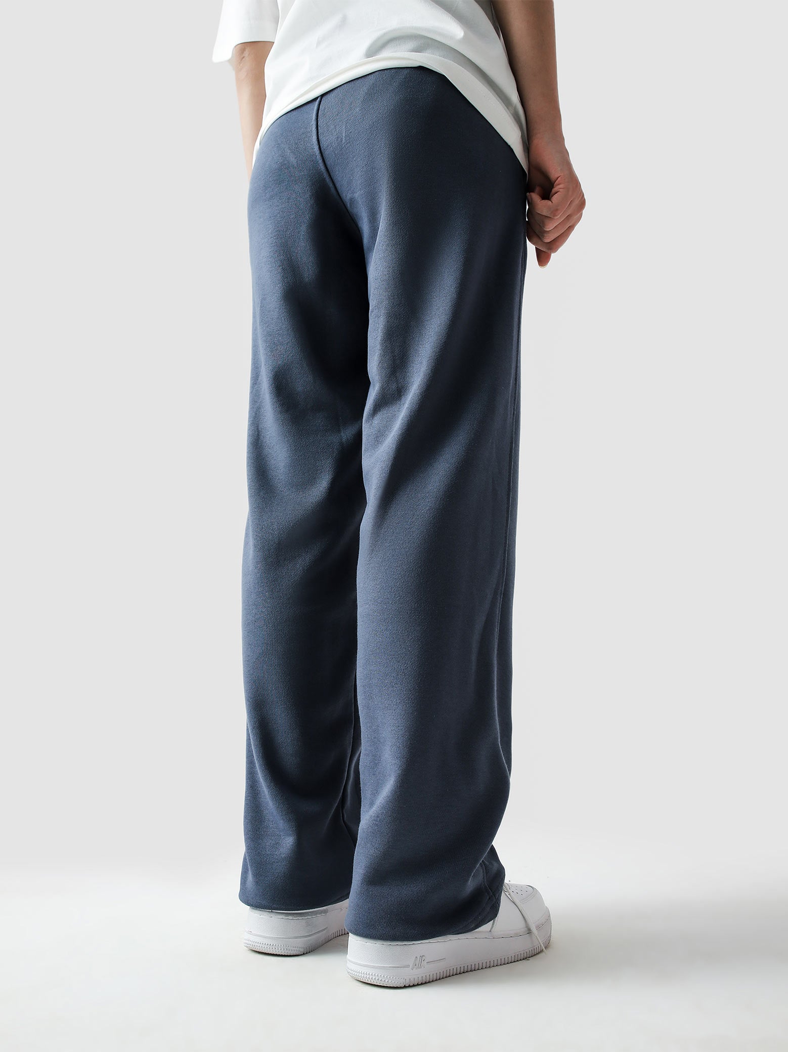 Baggy Trousers | Slate Blue