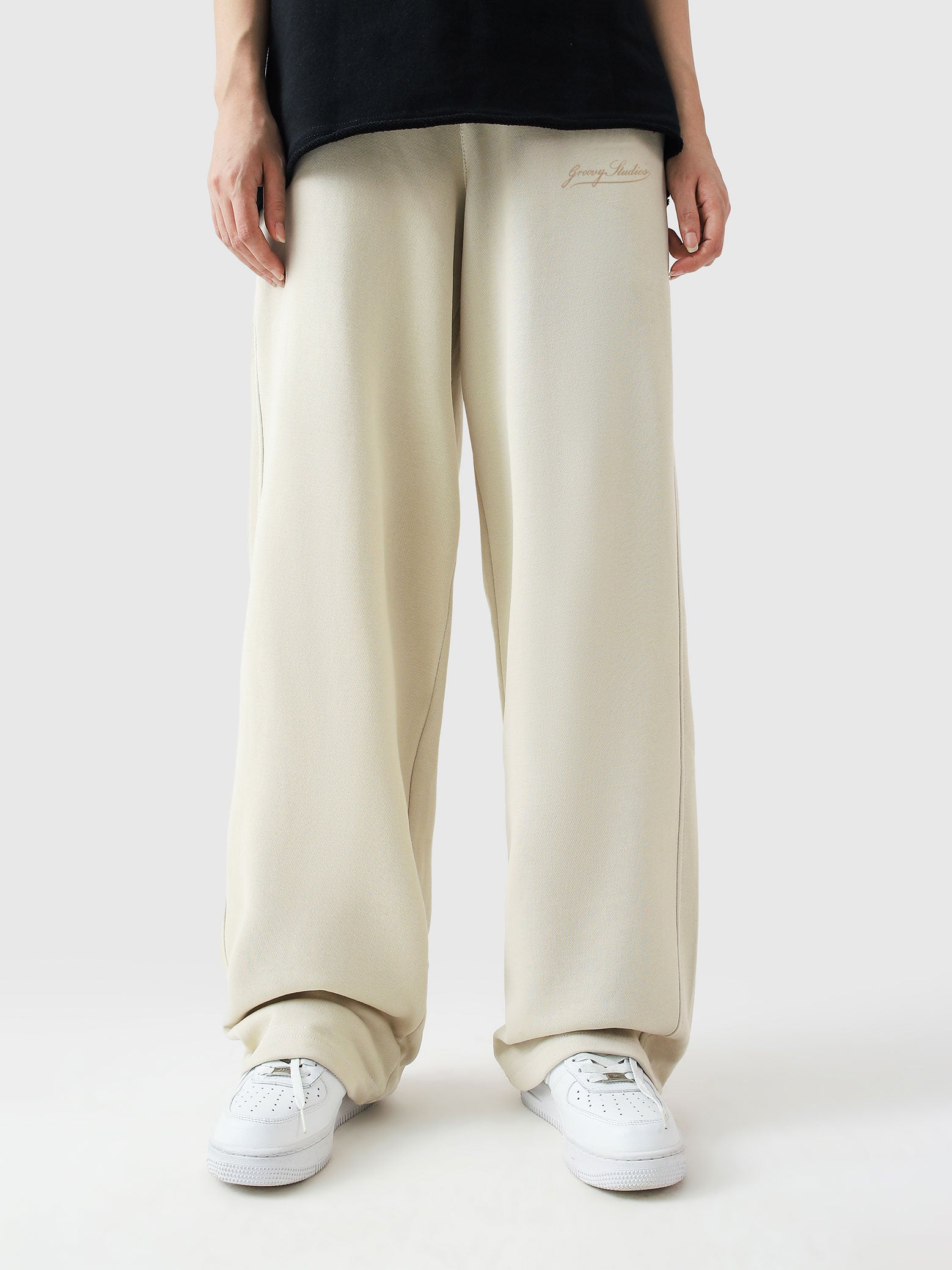 Baggy Trousers | Cream