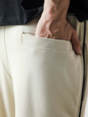 Straight Fit Trouser | Cream