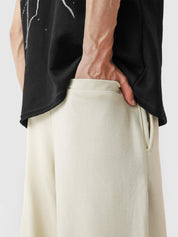 Baggy Trousers | Cream