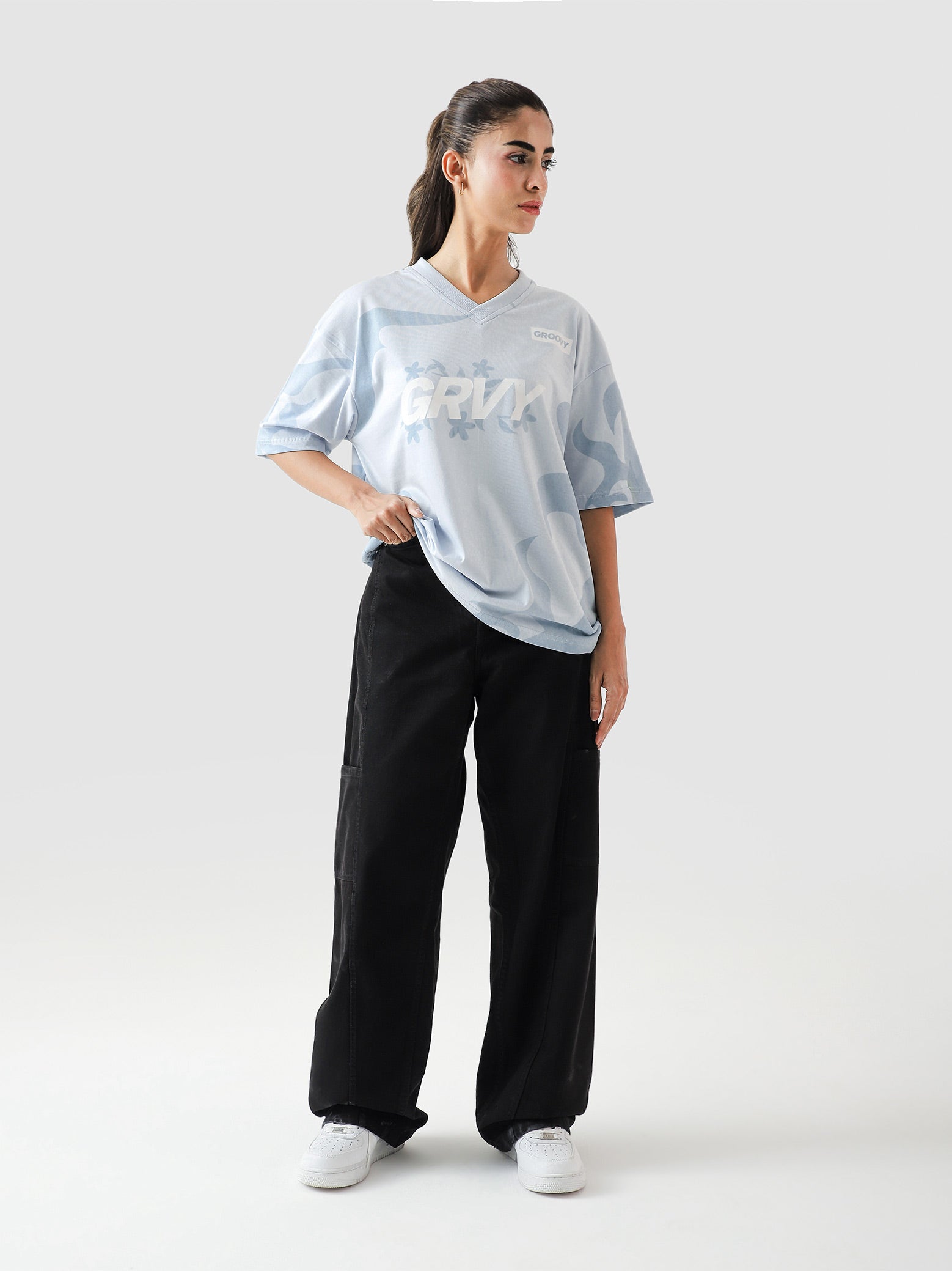 Allover GRVY - Frost Blue