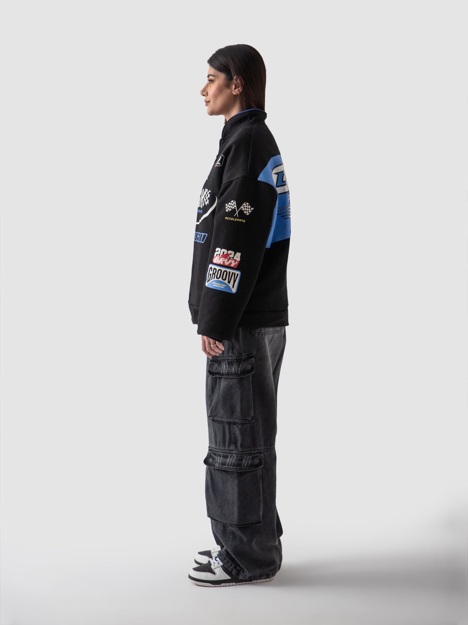 Groovy Jacket Racer Jacket – GROOVY Oversized Outerwear Pakistan