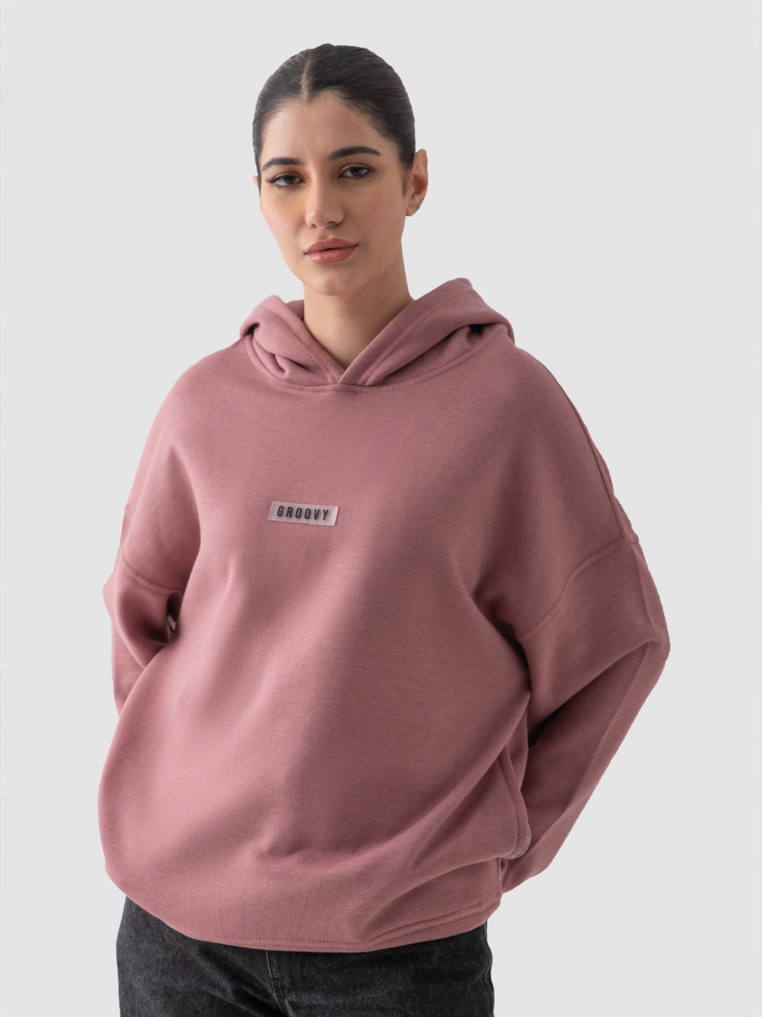 Heather Pink Hoodie