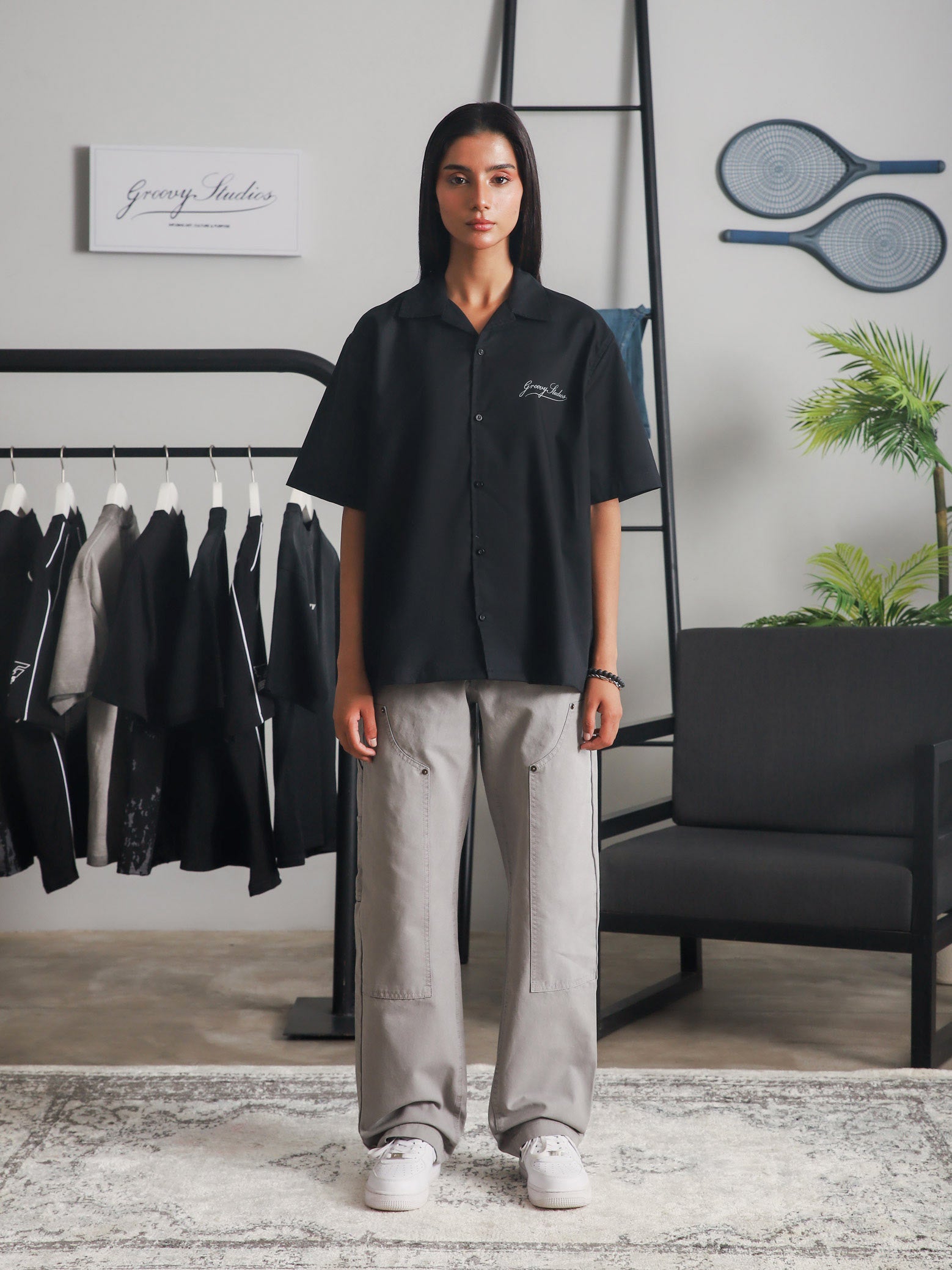 Black Cuban Shirt