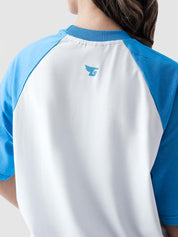 CORE Tees | Electric Blue Raglan