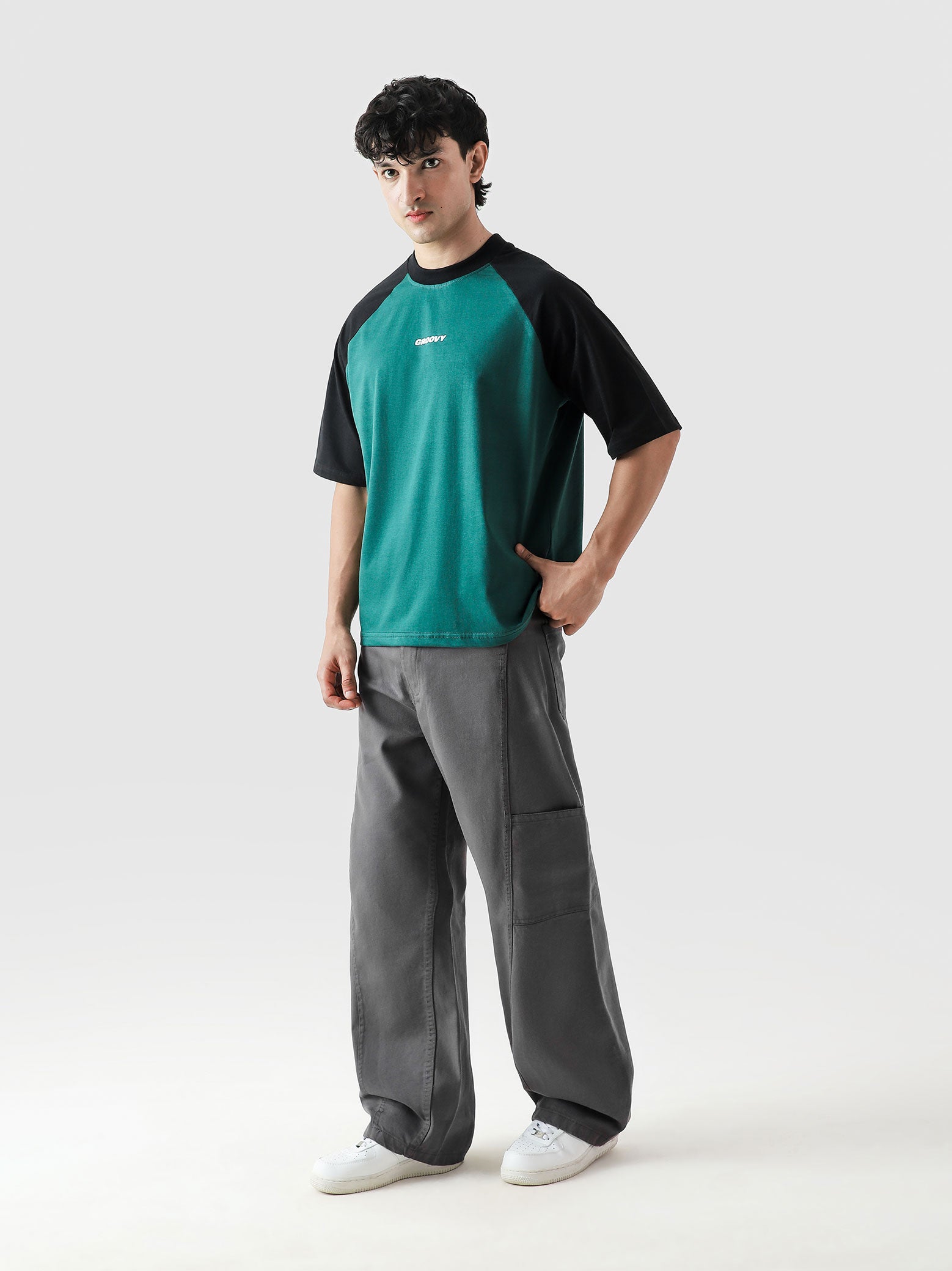 CORE Tees | Racing Green Raglan