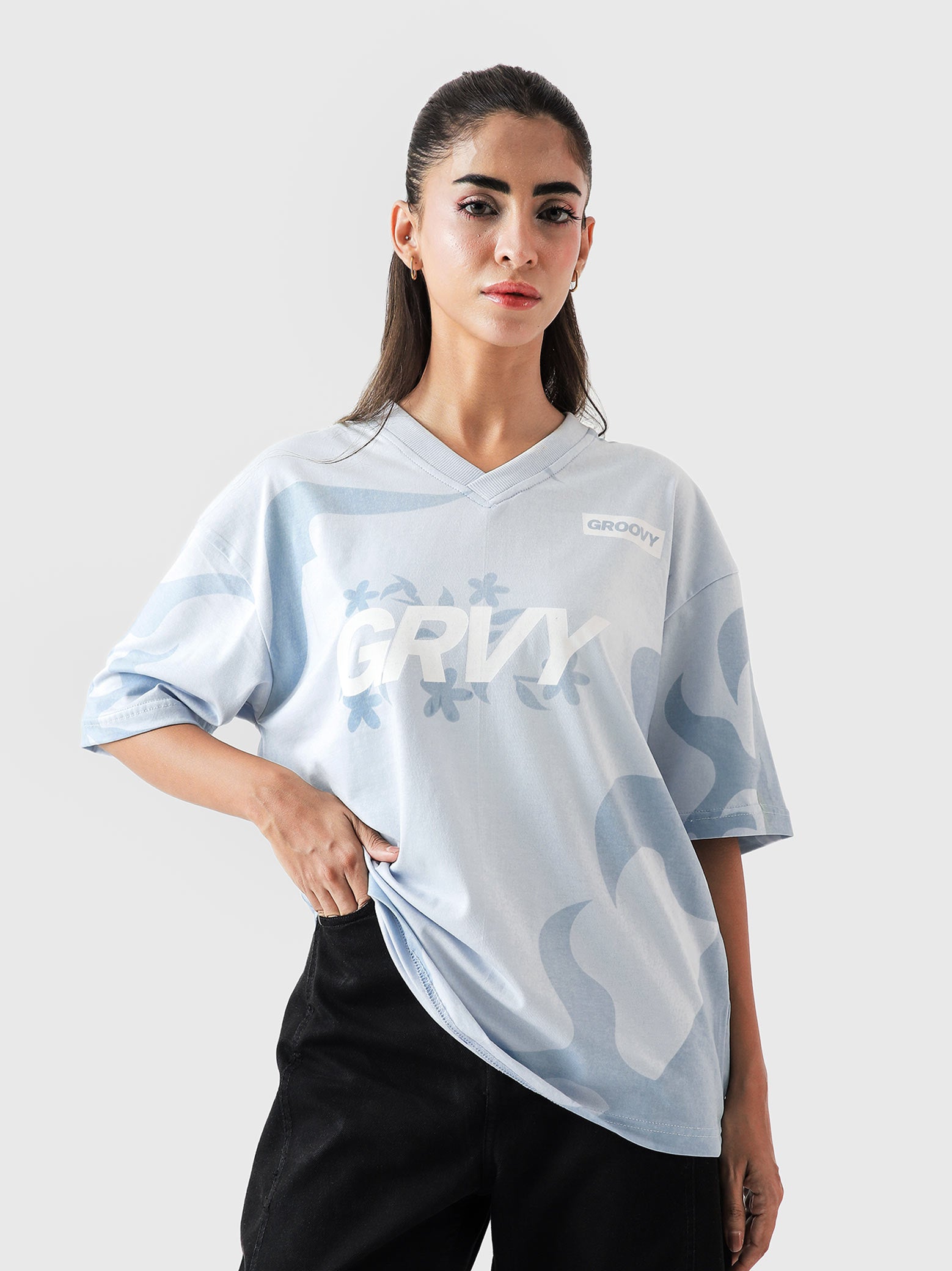 Allover GRVY - Frost Blue