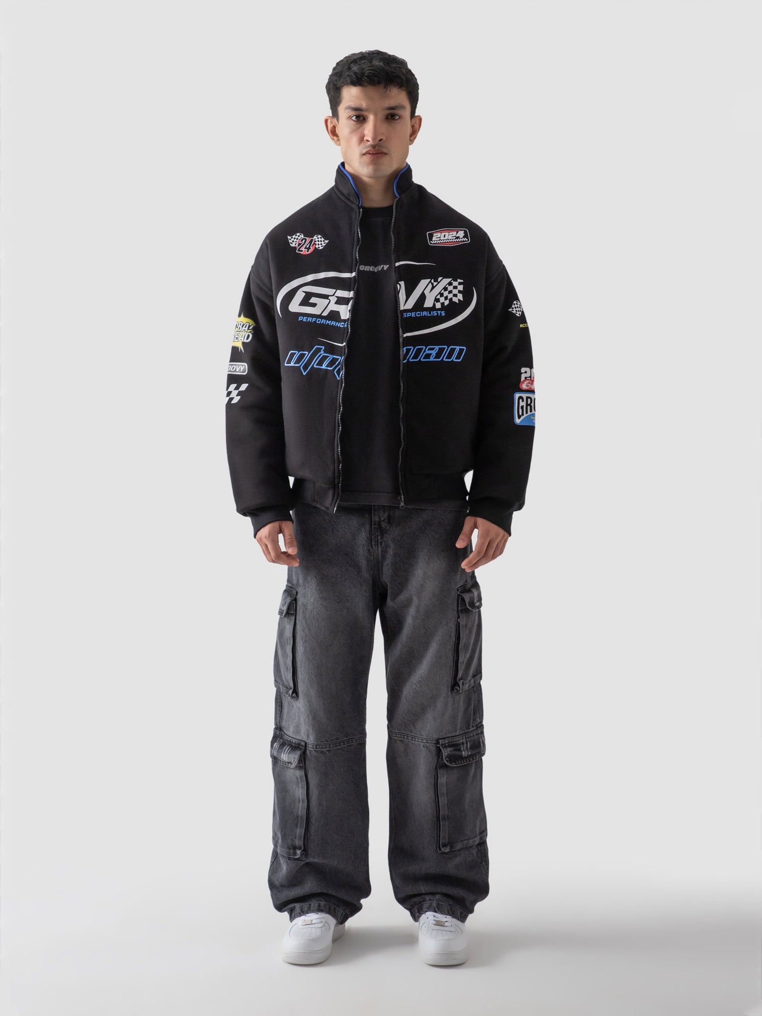 Groovy Jacket Racer Jacket – GROOVY Oversized Outerwear Pakistan