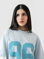 96 Double Layer Jersey - Frost Blue
