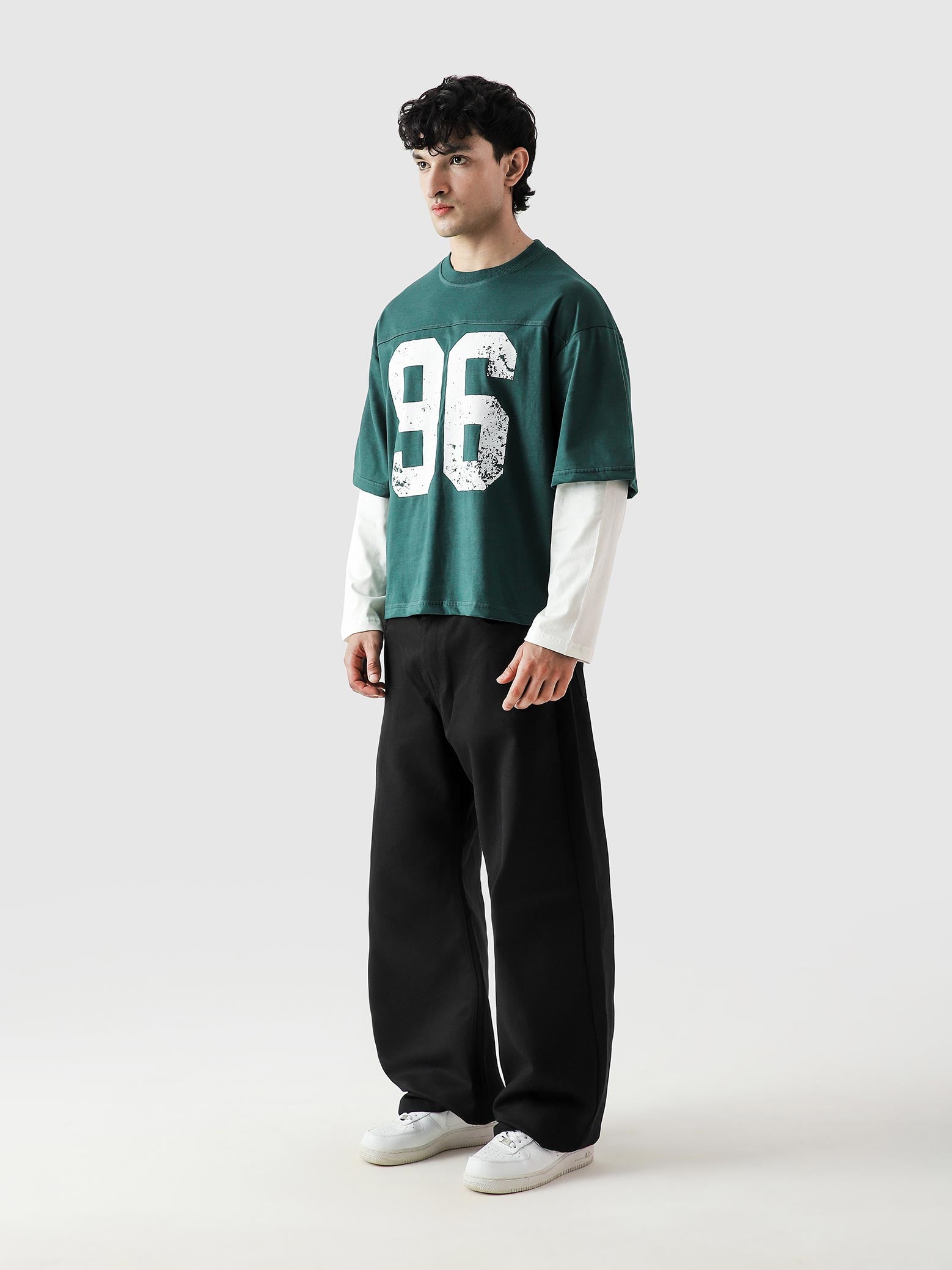 96 Double Layer Jersey - Racing Green