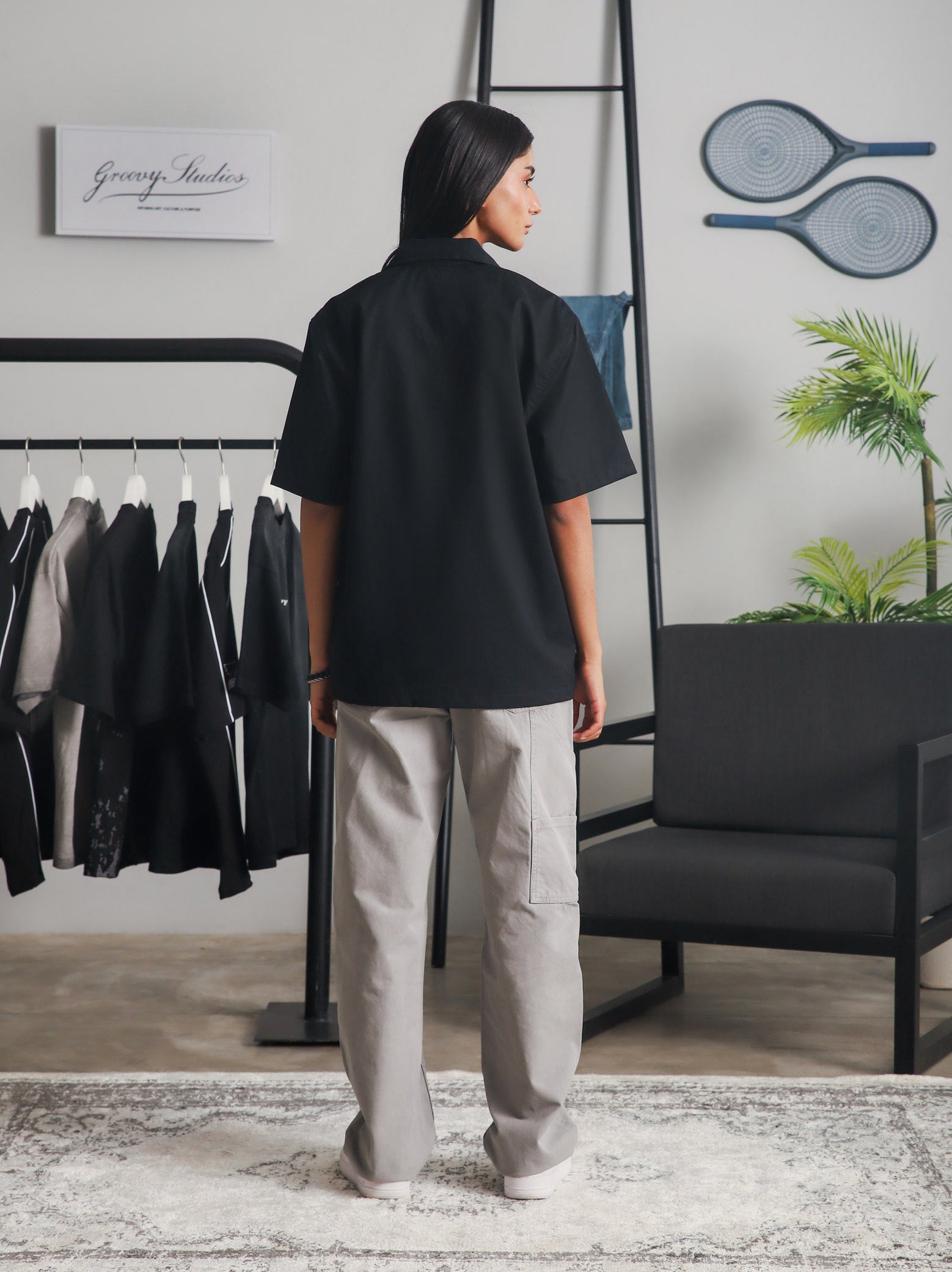 Black Cuban Shirt
