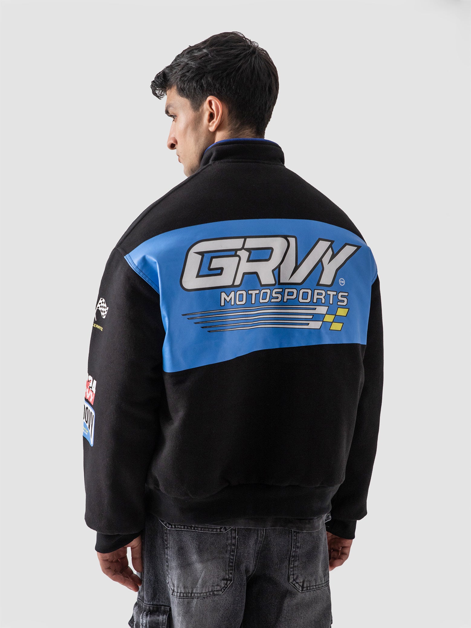 Racer Jacket – GROOVY Oversized Outerwear Pakistan