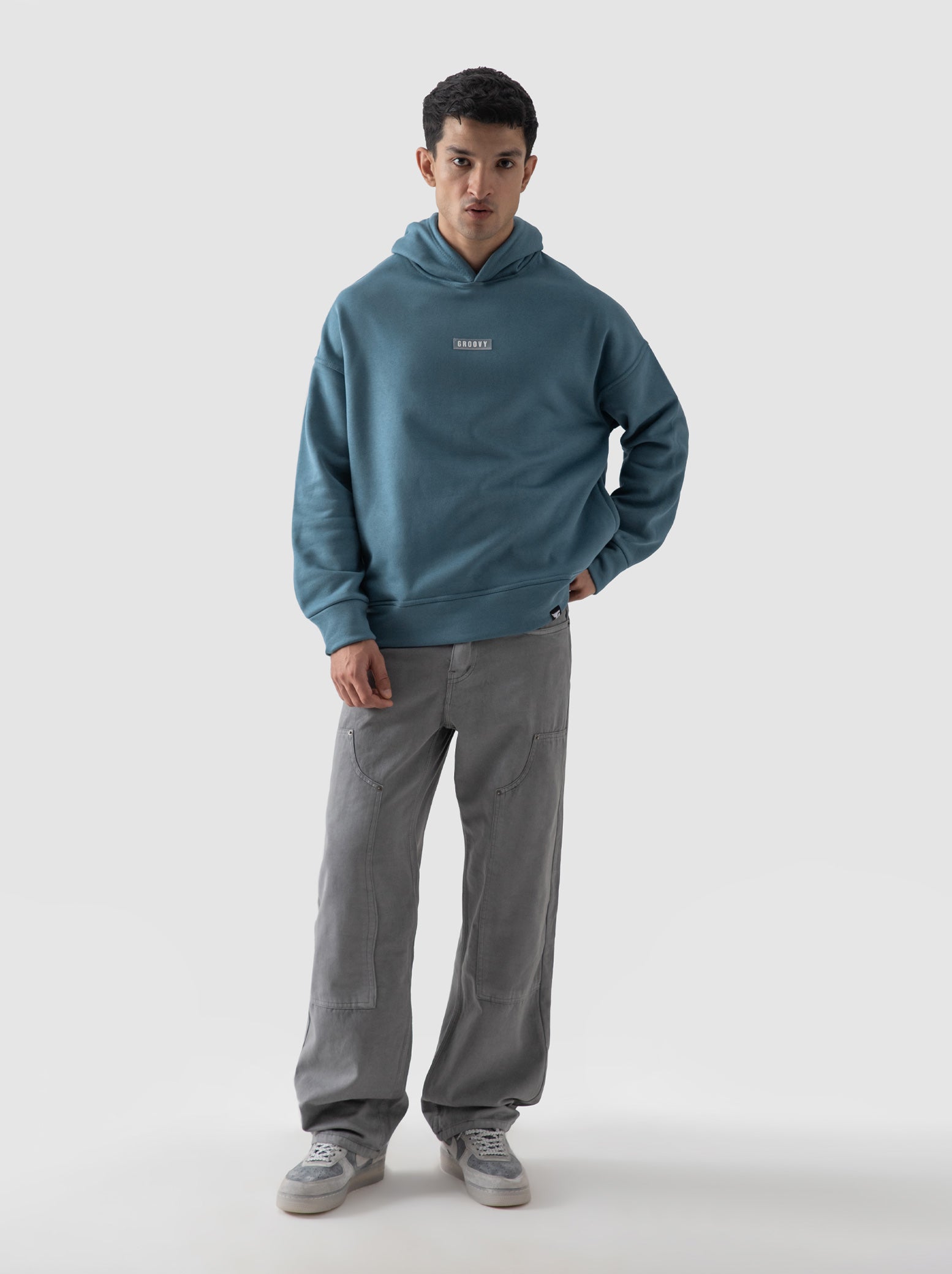 Teal Blue Hoodie