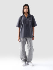 Grey Cuban Shirt