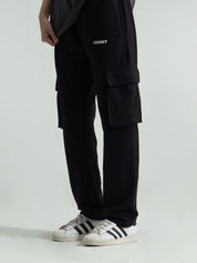 Black Cargo Trousers