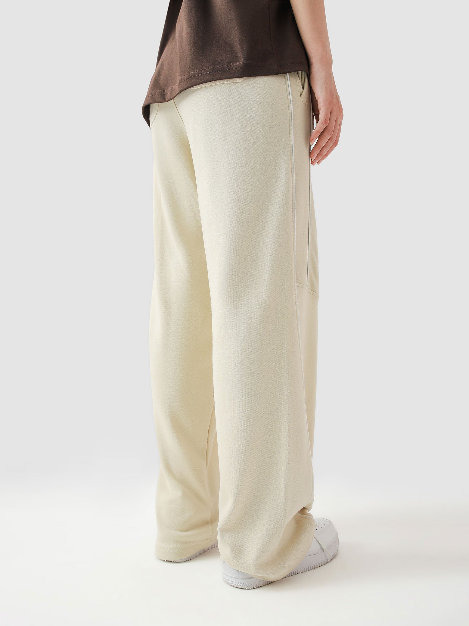 Piping Trouser | Cream