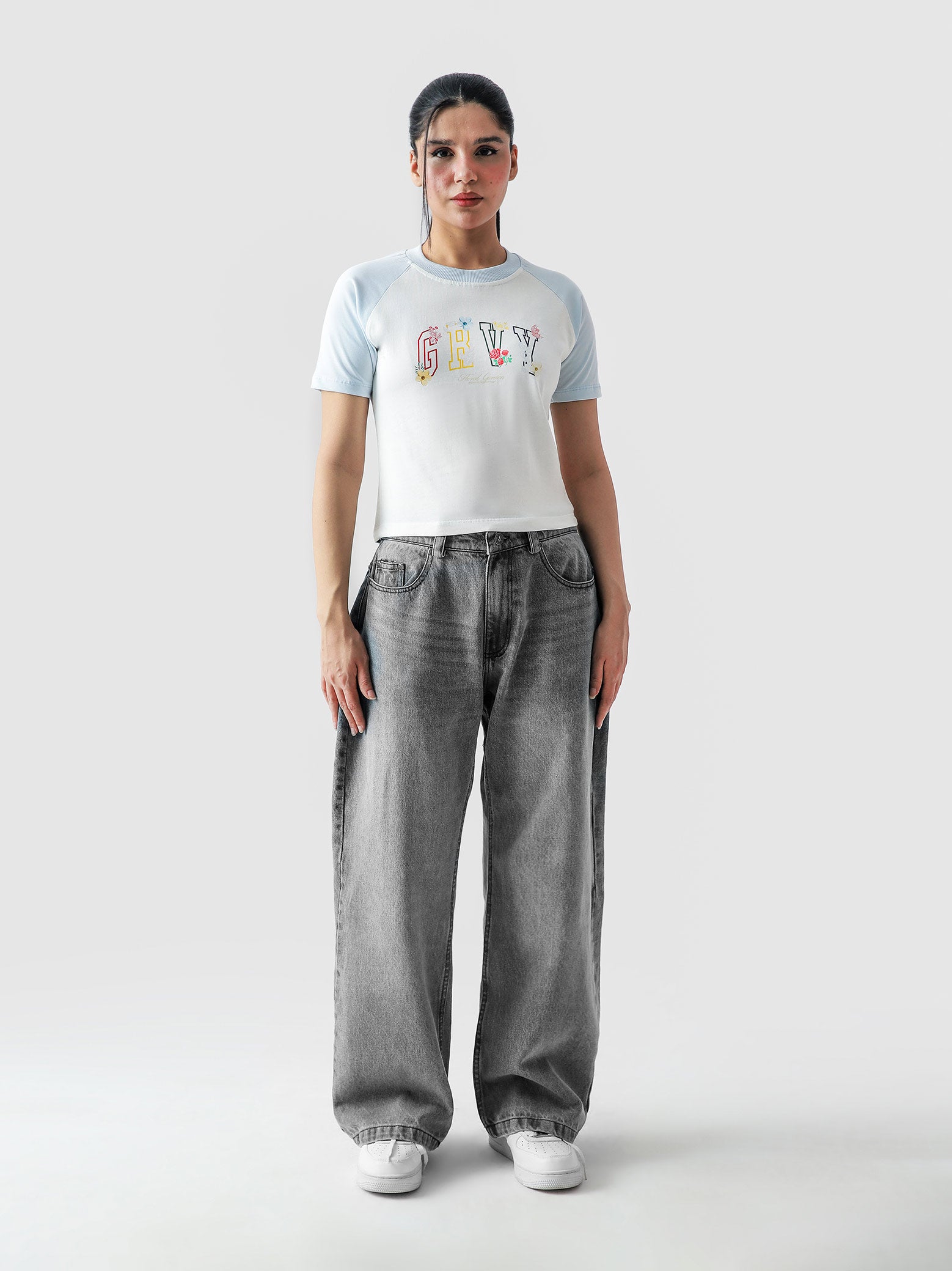 GRVY Flowers Babytee