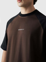 CORE Tees | Mocha Brown Raglan