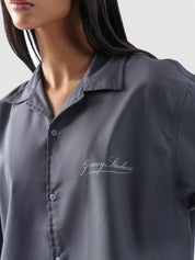Grey Cuban Shirt