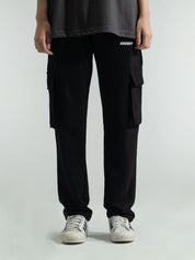 Black Cargo Trousers