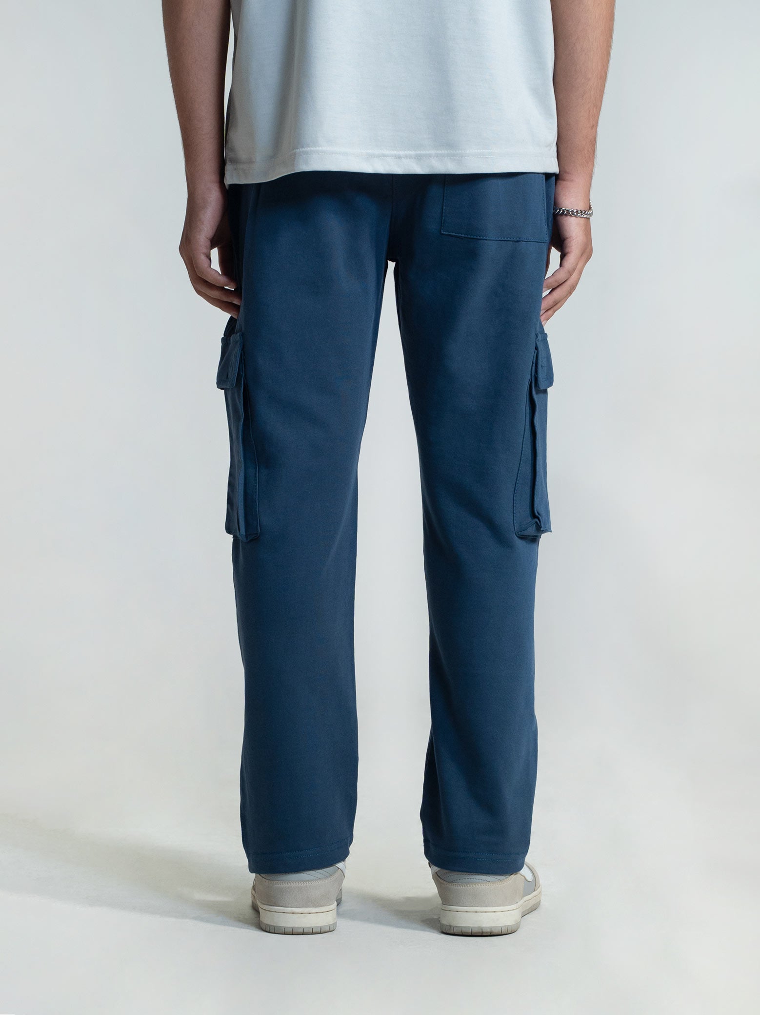 Deep Blue Cargo Trousers