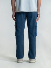 Deep Blue Cargo Trousers