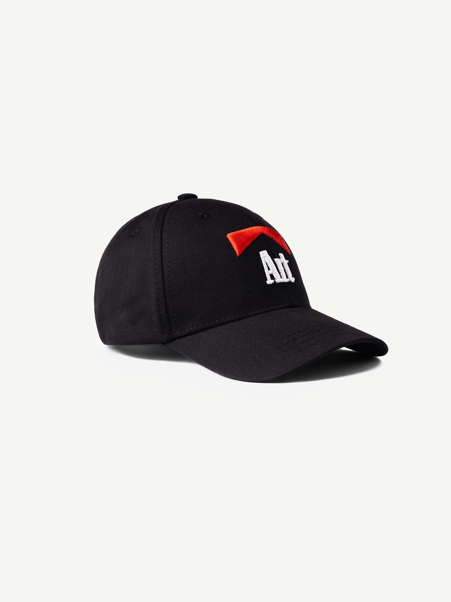 GROOVY THE ARTIST black cap, red graphic artwork