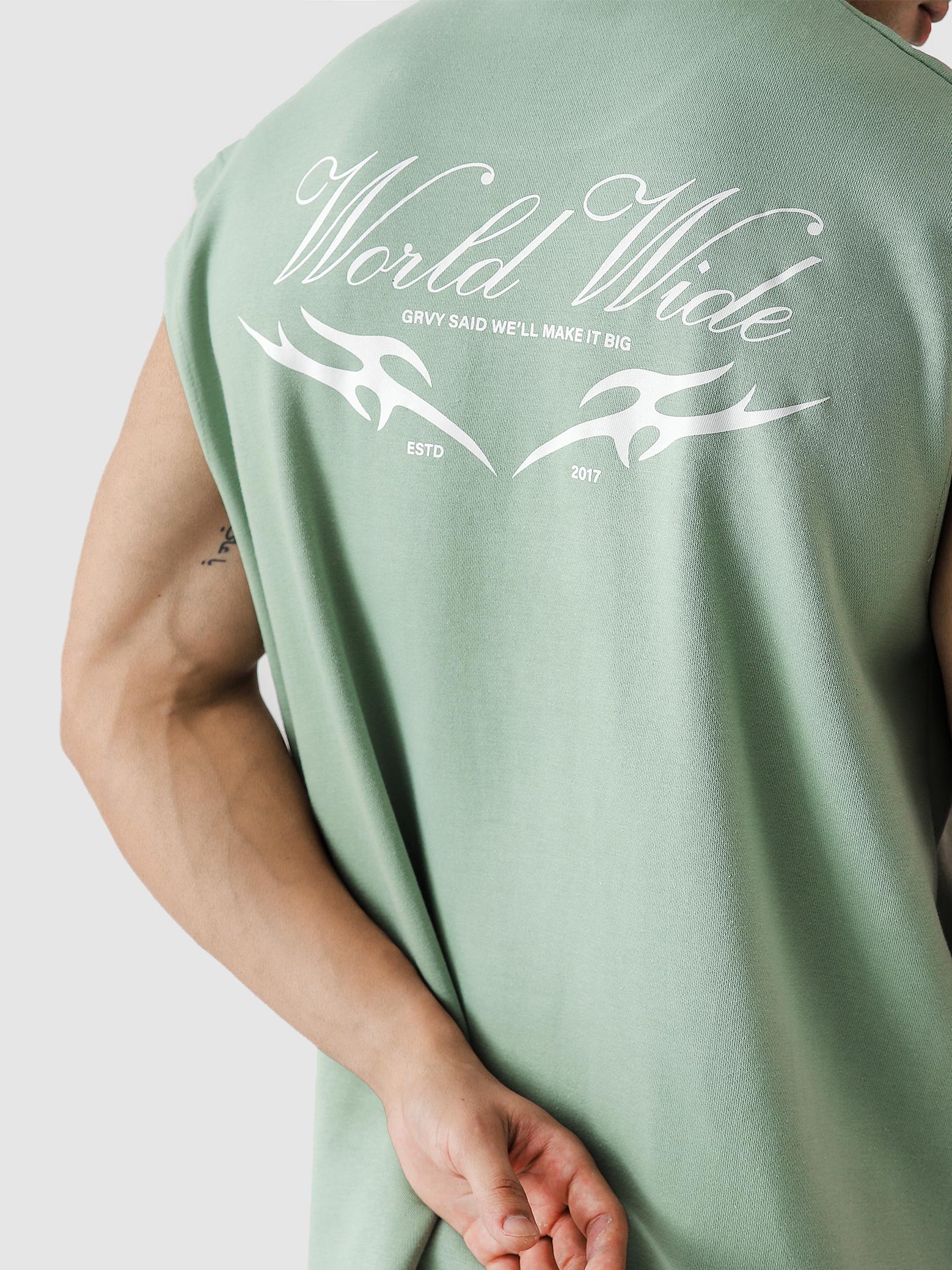 WORDLWIDE Mint Green Sando