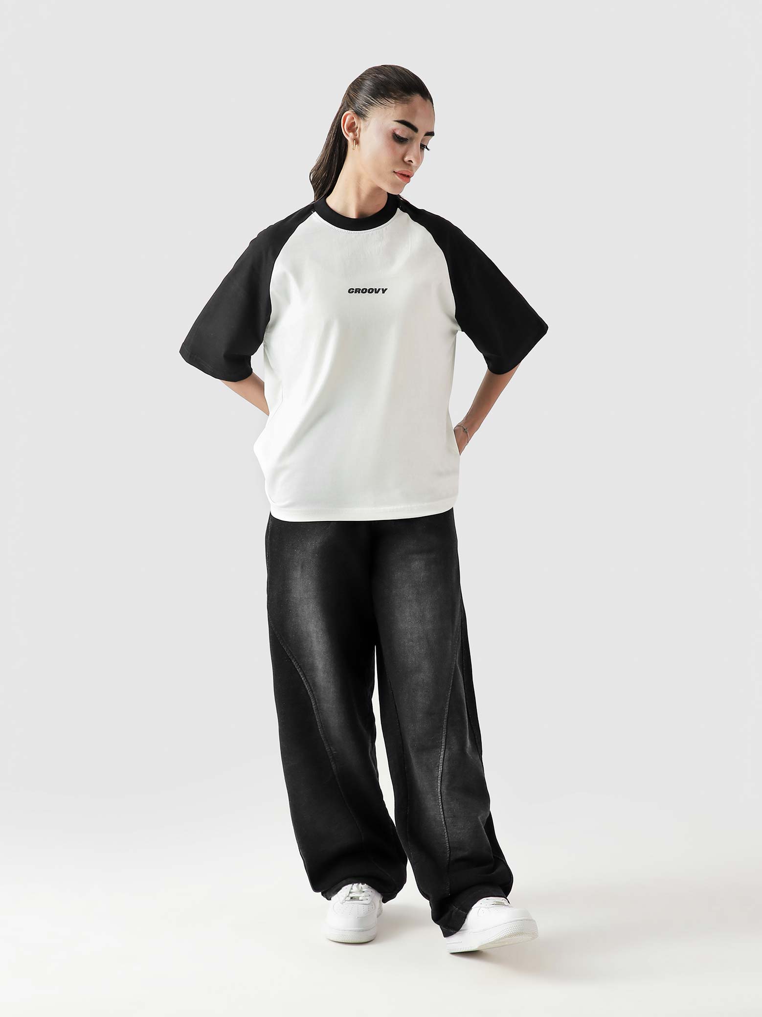 CORE Tees | Black Raglan