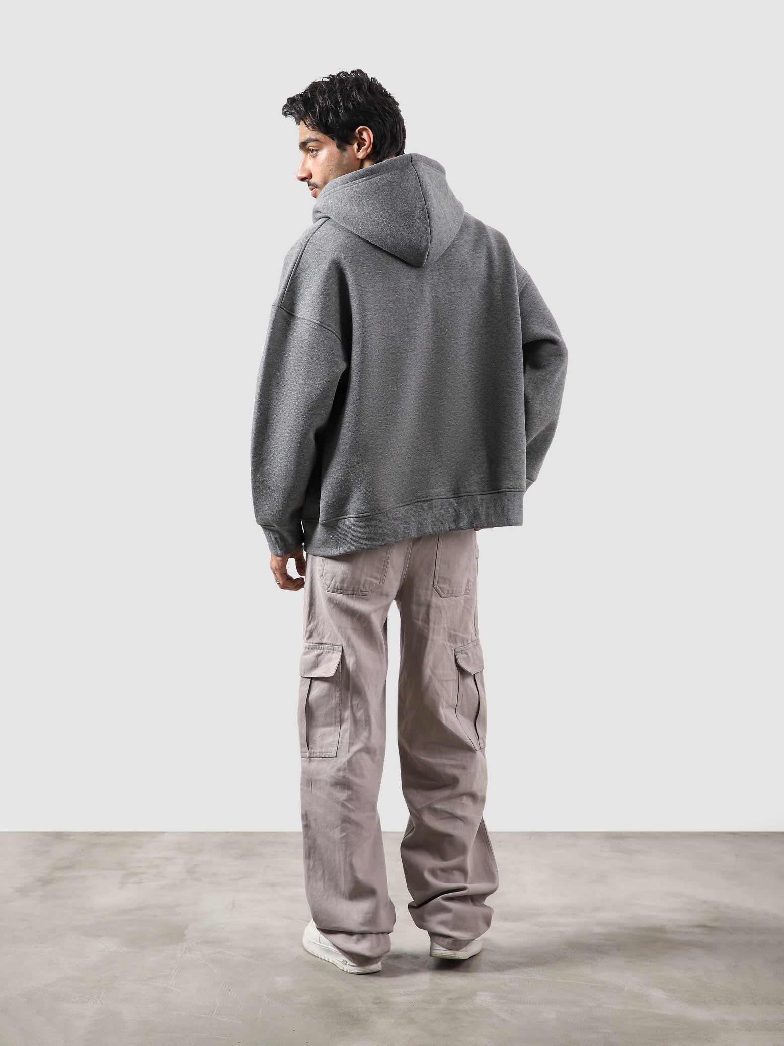 Dark Heather Grey | Essential Zipper