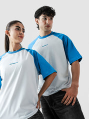 CORE Tees | Electric Blue Raglan