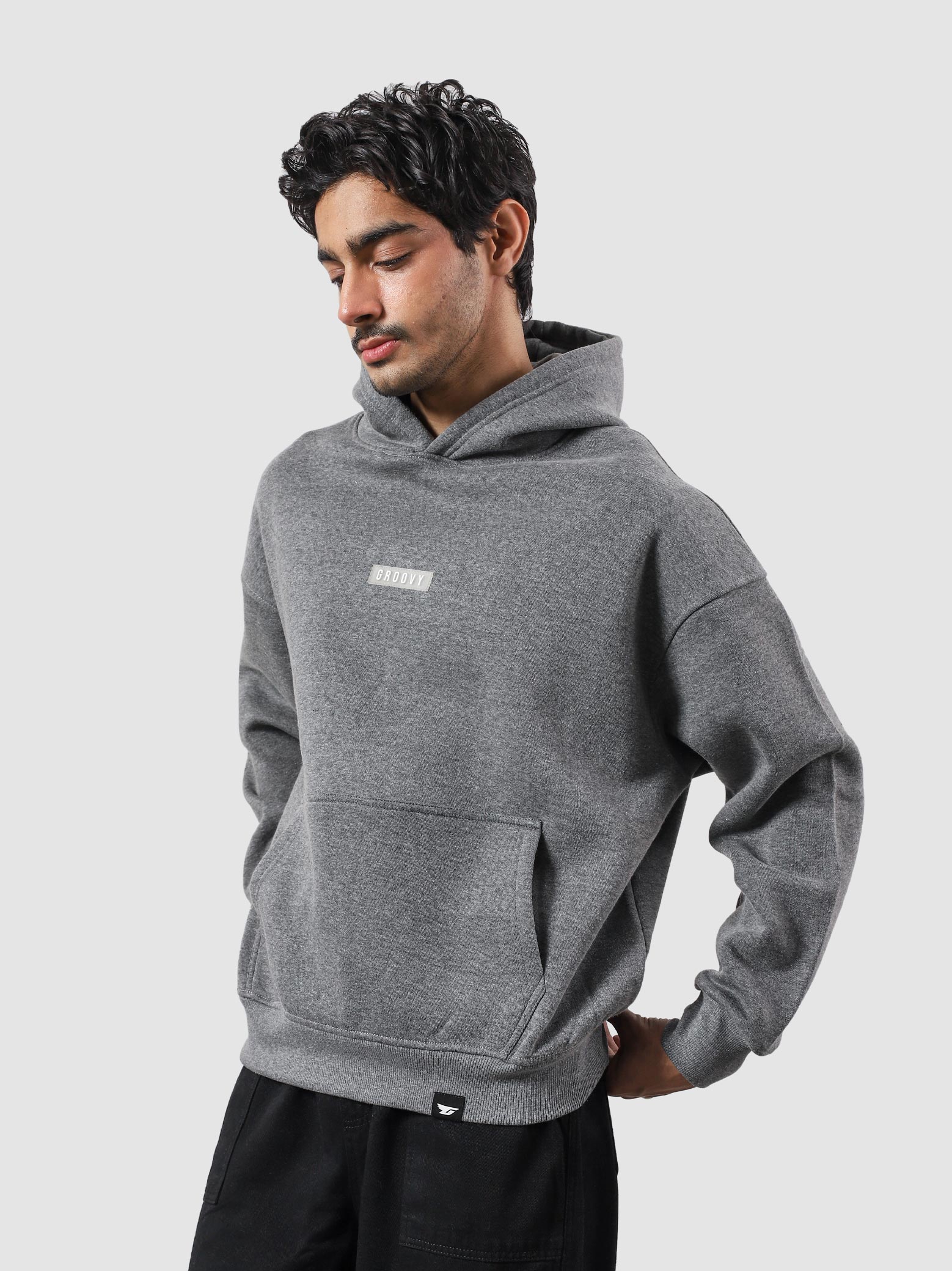 Charcoal Heather Grey Hoodie