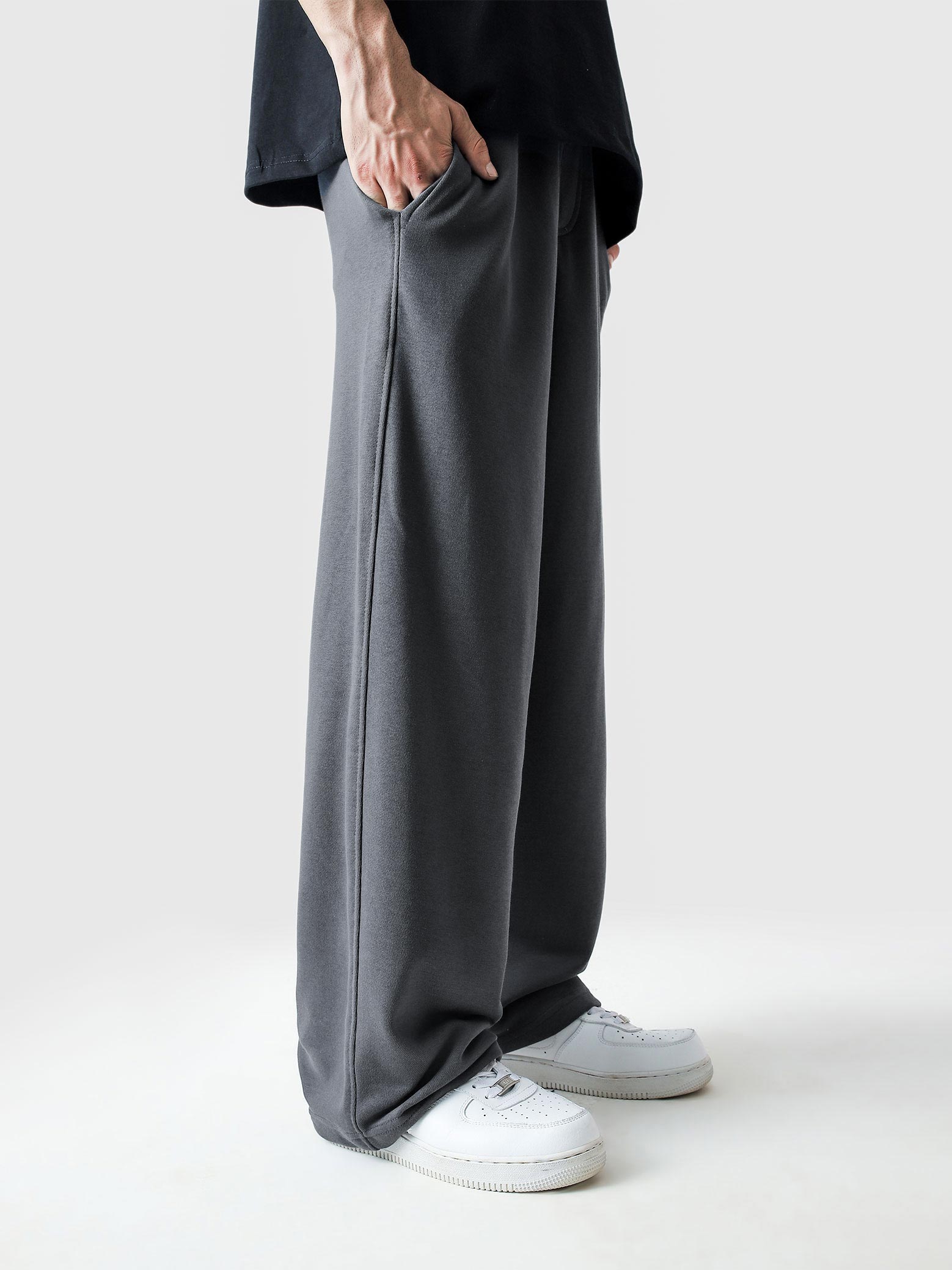 Baggy Trousers | Steel Grey
