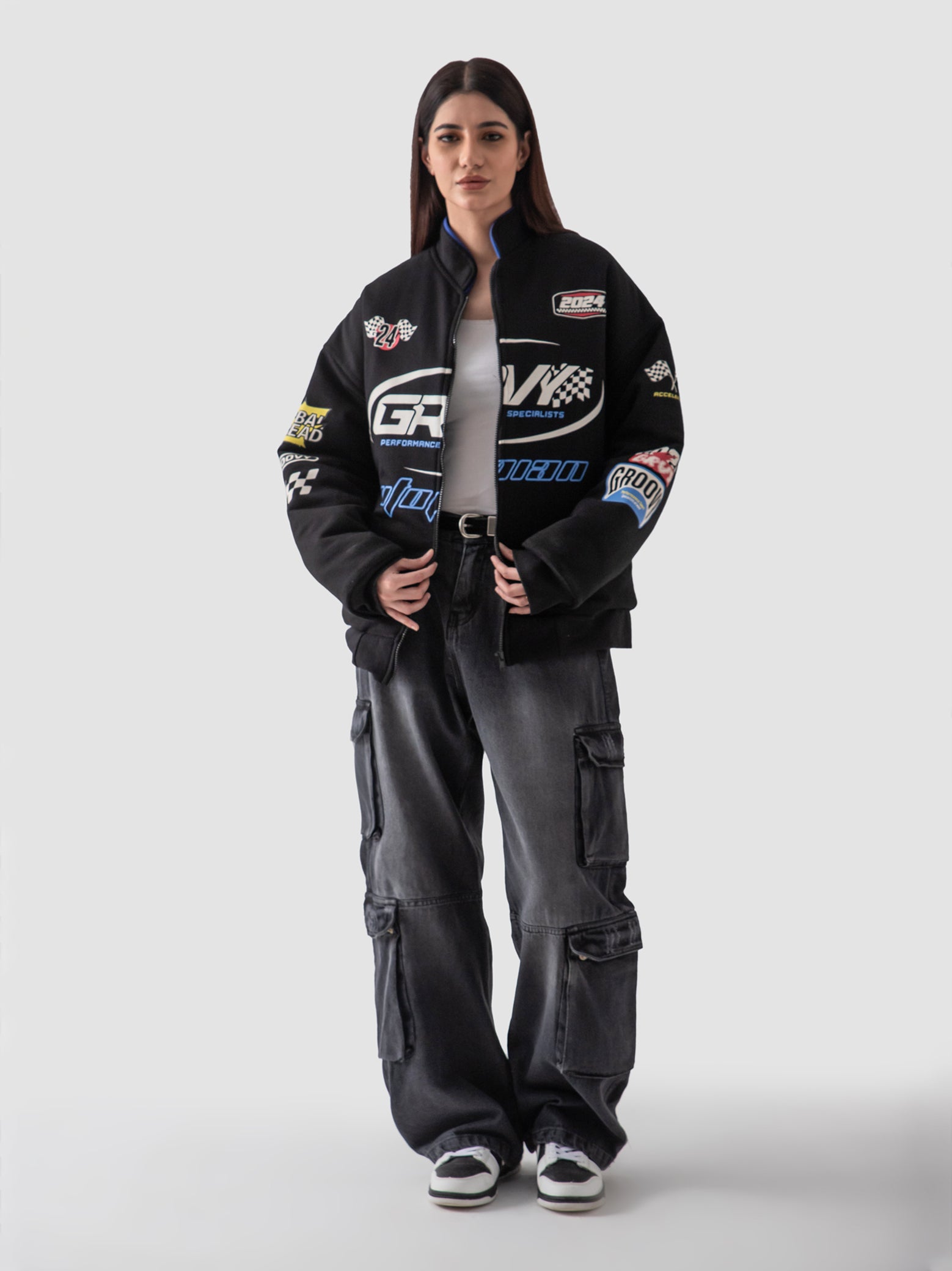 Groovy Jacket Racer Jacket – GROOVY Oversized Outerwear Pakistan – GROOVY™ | Streetwear