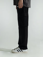 Black Cargo Trousers