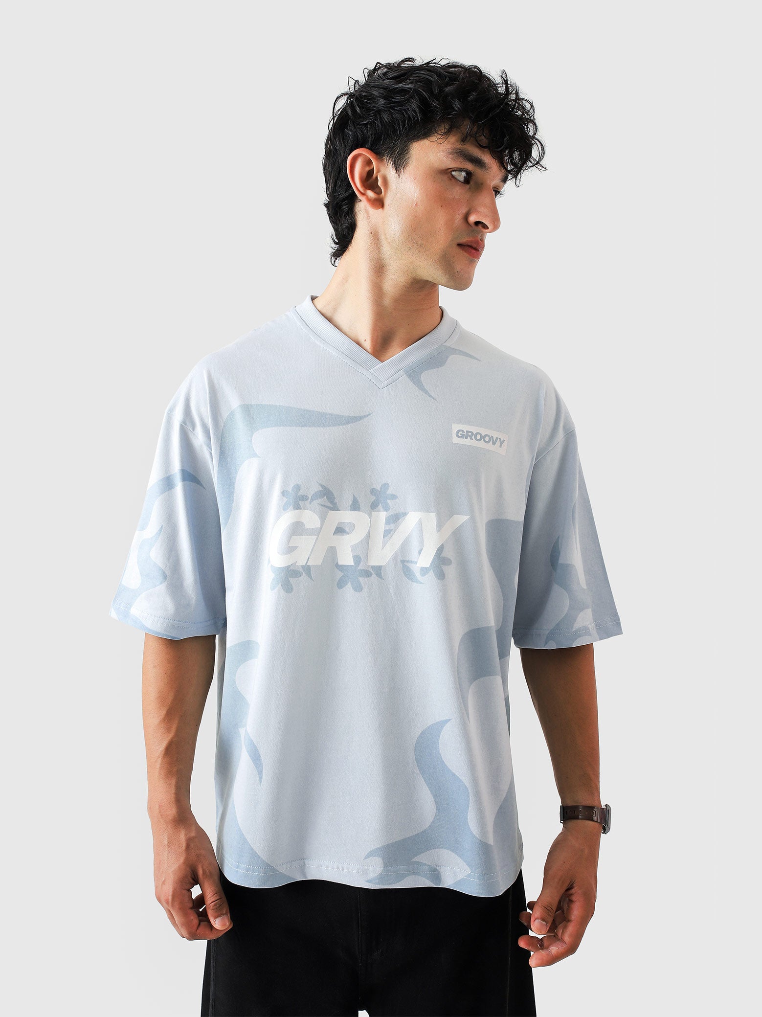 Allover GRVY - Frost Blue